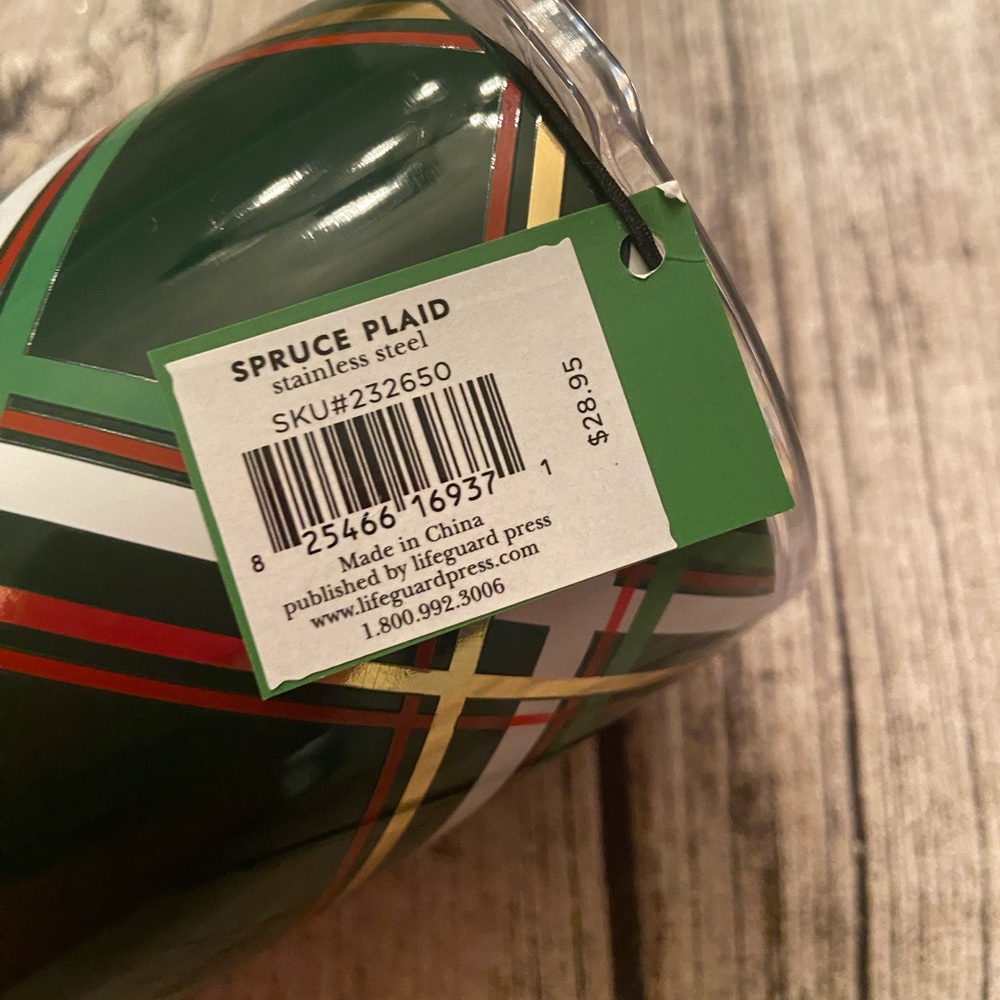 NWT! kate spade 24oz stainless steel tumbler in holiday print - Picture 8 of 8